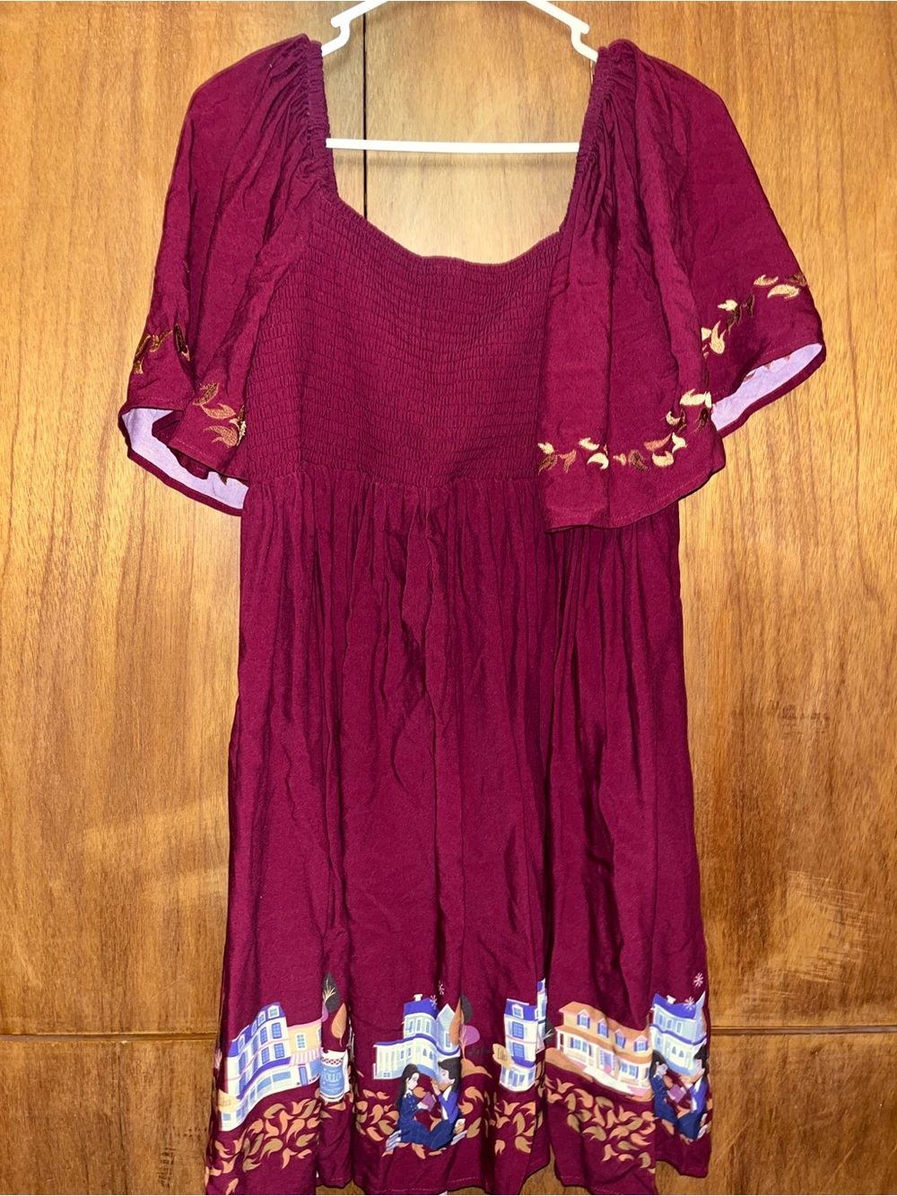 NWT Gilmore Girls Boxlunch Stars Hollow Smock Dress Size 1X